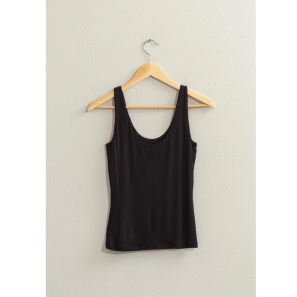 #403 SALE 🛑18M BOHO CHIC TRENDY SCOOP Neck Tank Top - Picture 3 of 11